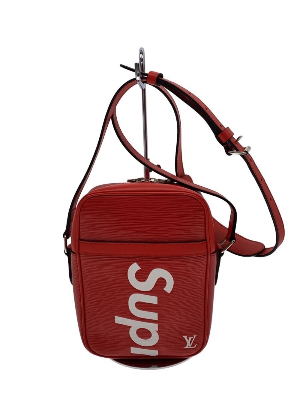 LOUIS VUITTON Danube Epi Supreme Shoulder Bag Leather RED LV
